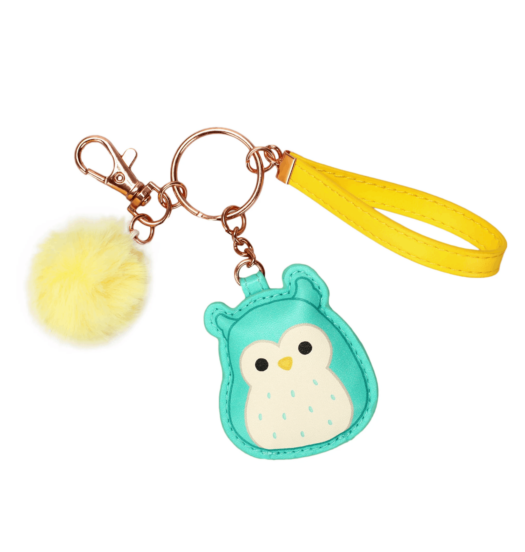 blue/yellow Keychains Front