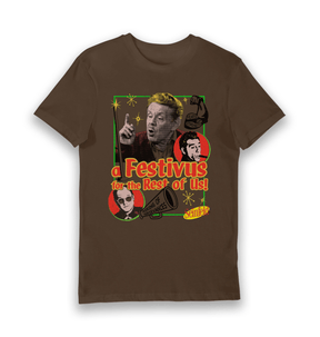 Brown Printed T-shirt Front