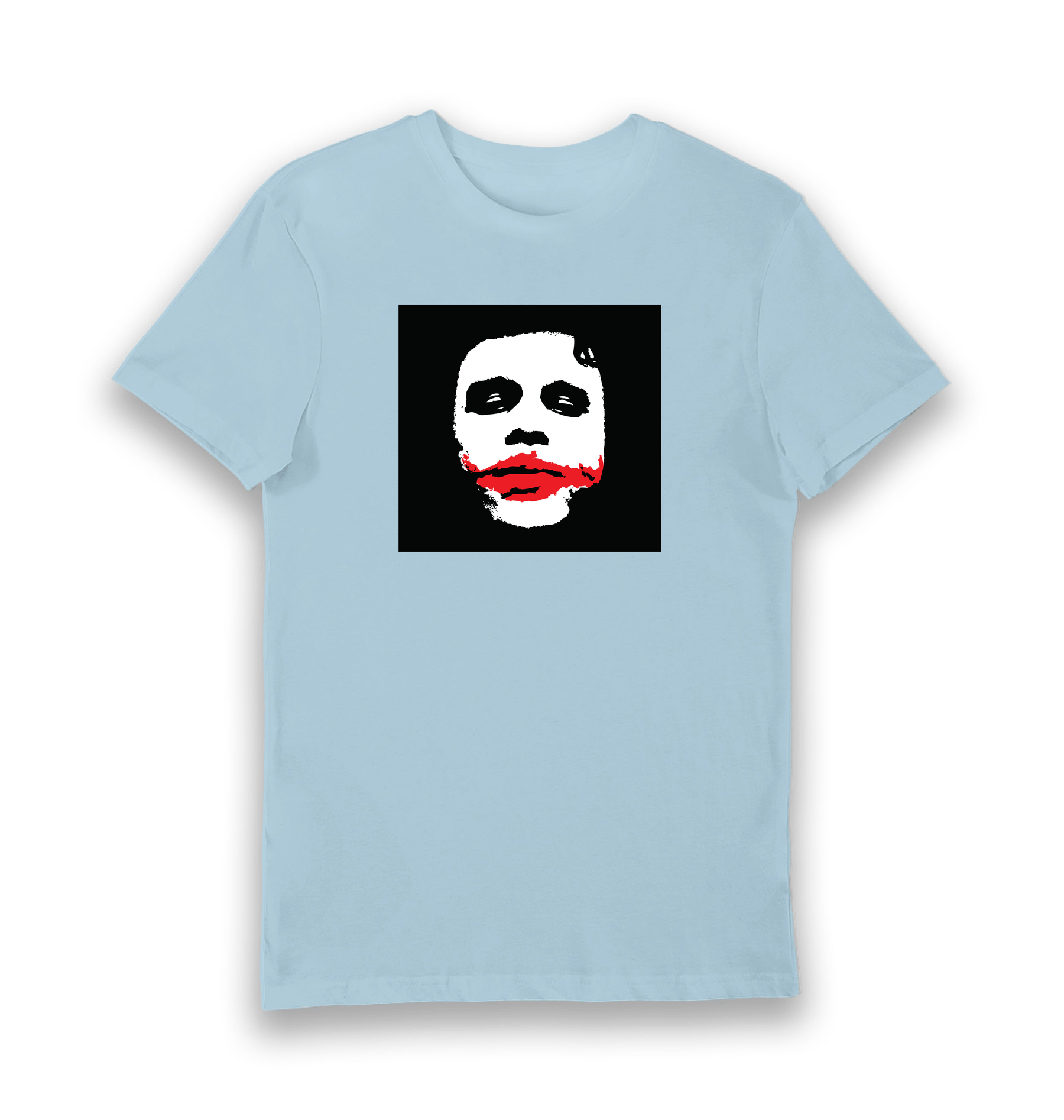 Light Blue Printed T-shirt Front