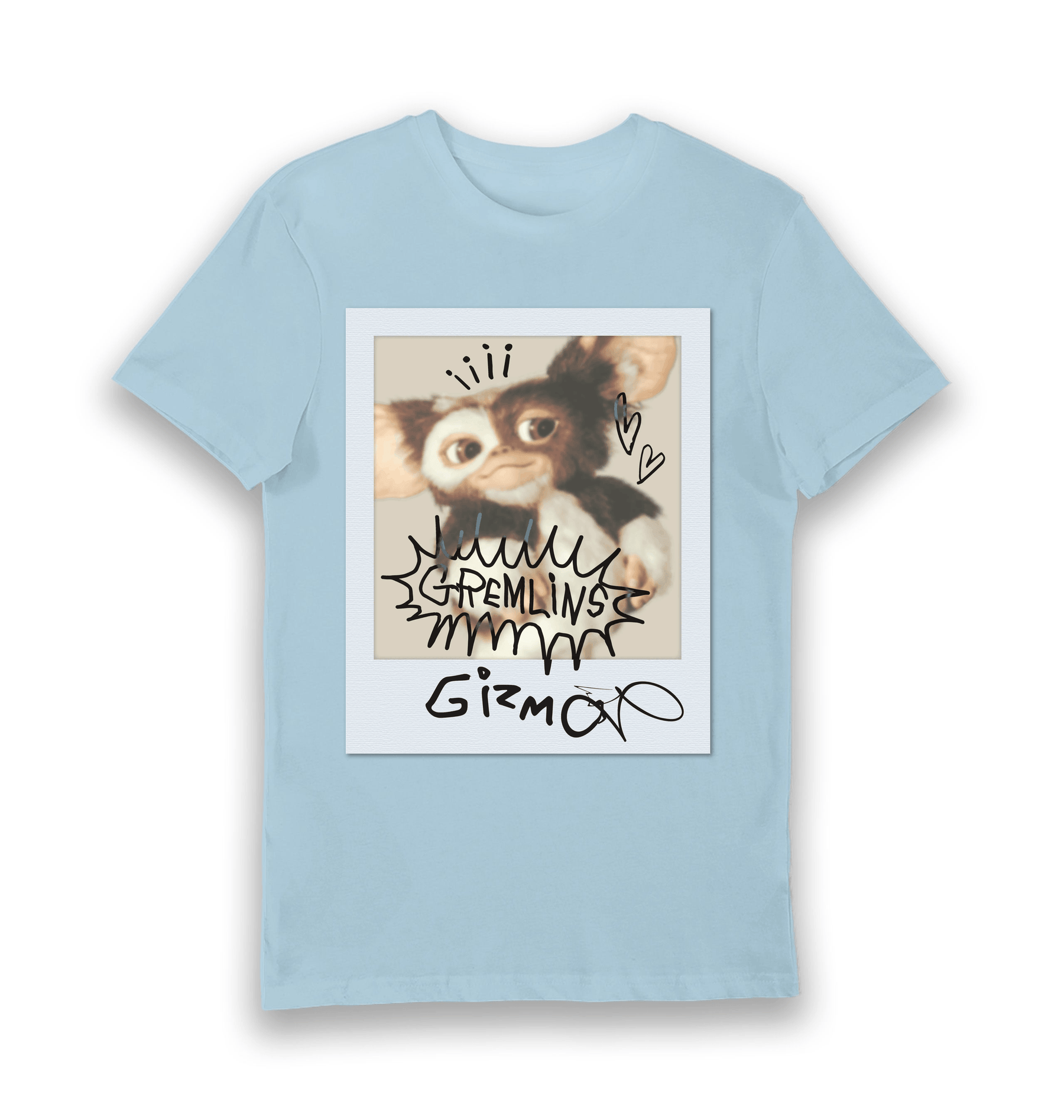 Light Blue Printed T-shirt Front