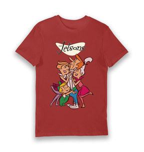 Red Printed T-shirt Front