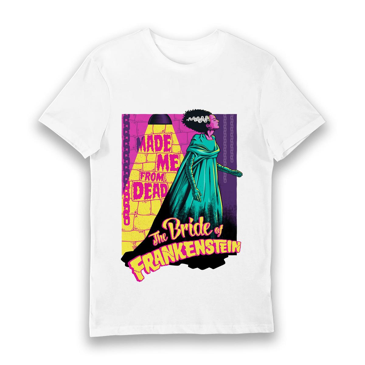 White Printed T-shirt Front