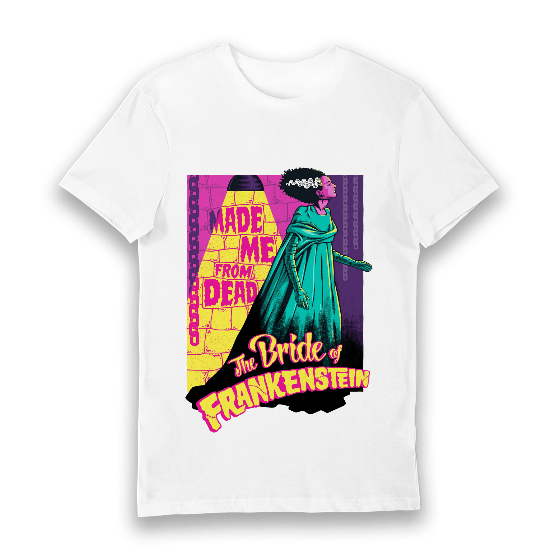 White Printed T-shirt Front