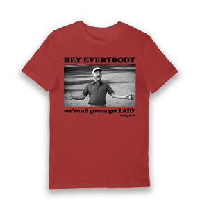 Red Printed T-shirt Front