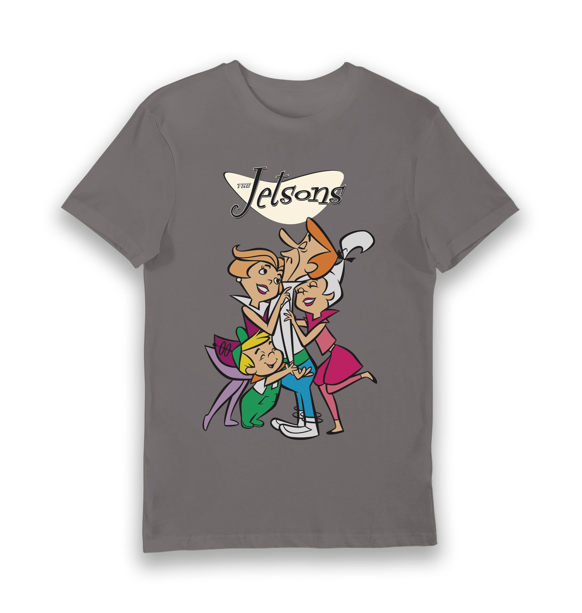 Charcoal Printed T-shirt Front