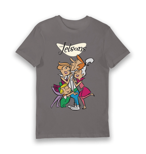 Charcoal Printed T-shirt Front