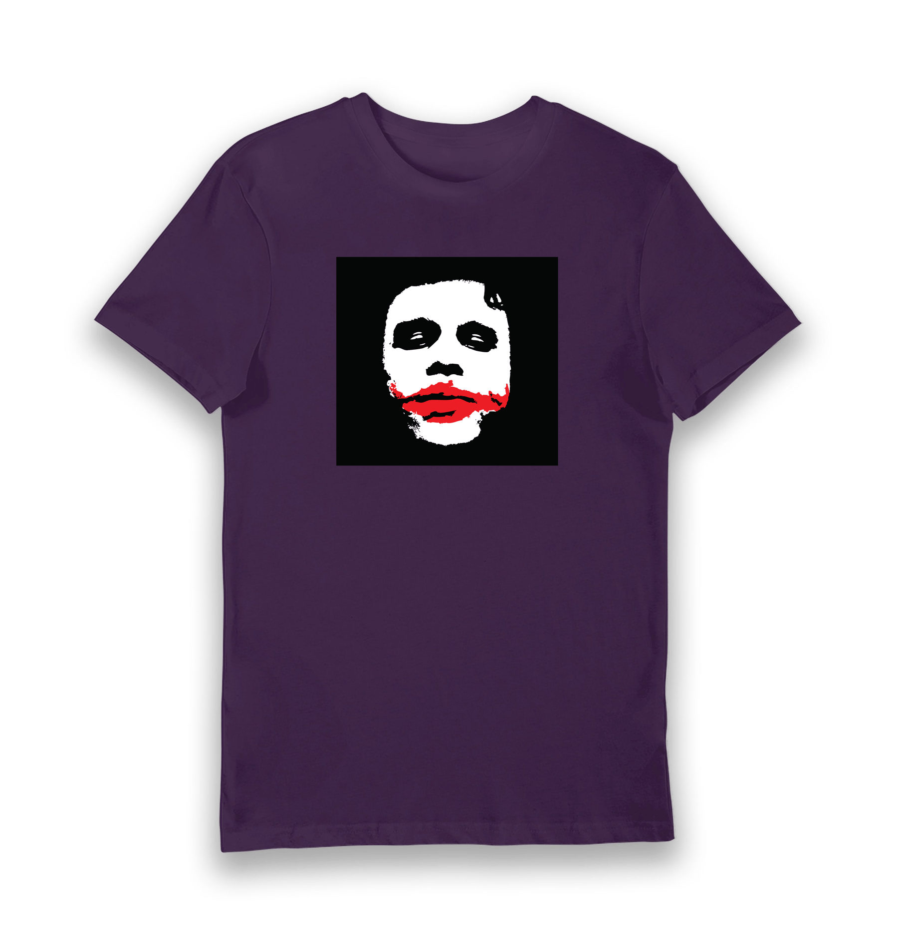 Purple Printed T-shirt Front