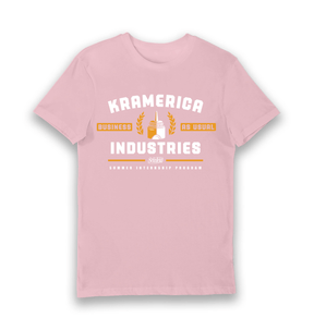 Pink Printed T-shirt Front