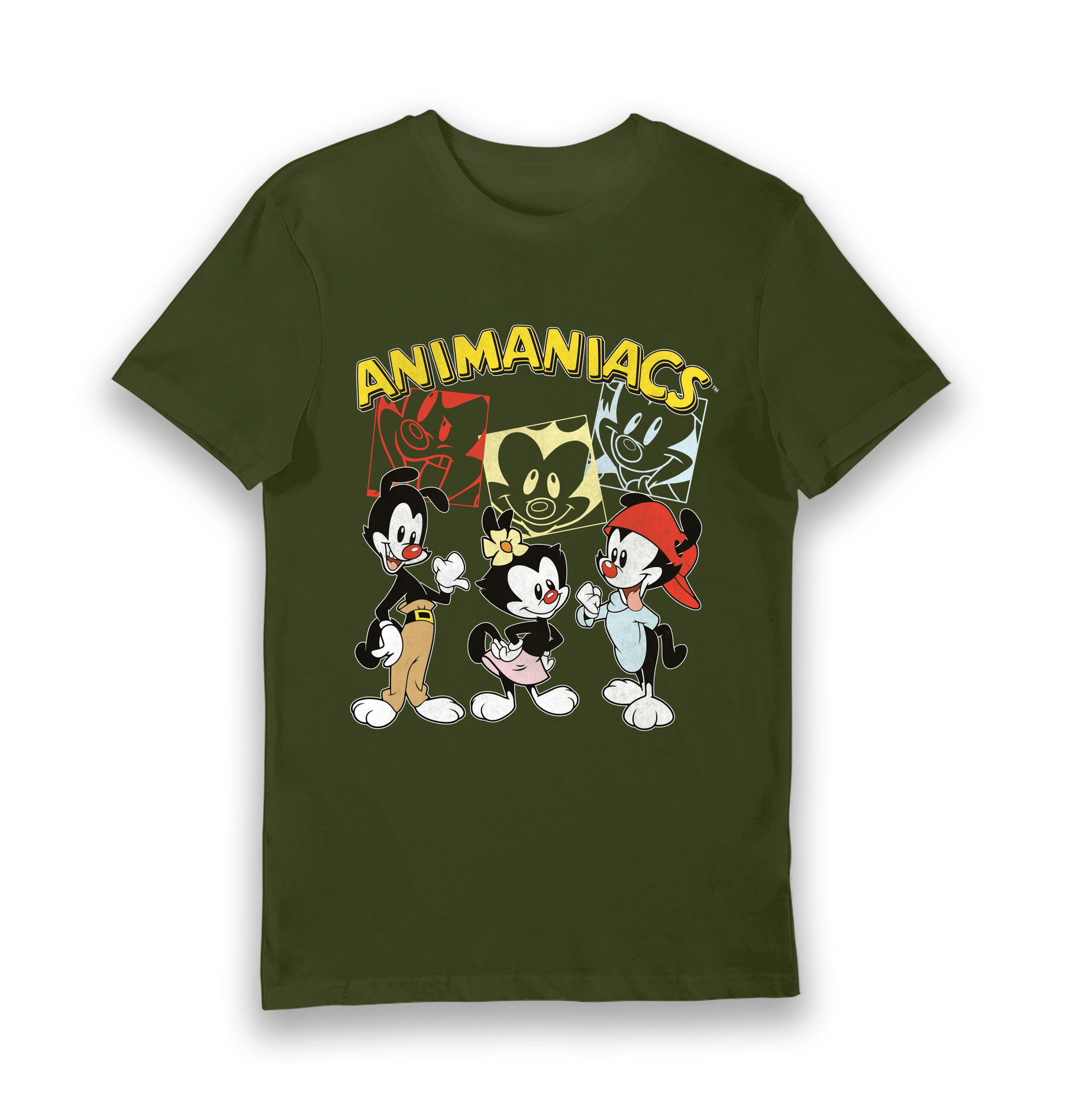 Forest Green Printed T-shirt Front