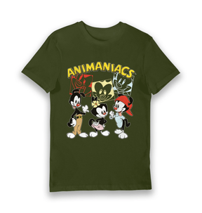 Forest Green Printed T-shirt Front
