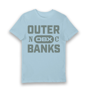 Light Blue Printed T-shirt Front