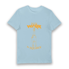 Light Blue Printed T-shirt Front