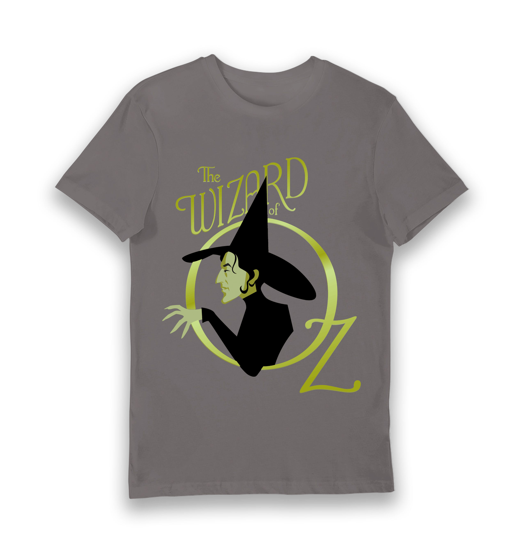 Charcoal Printed T-shirt Front