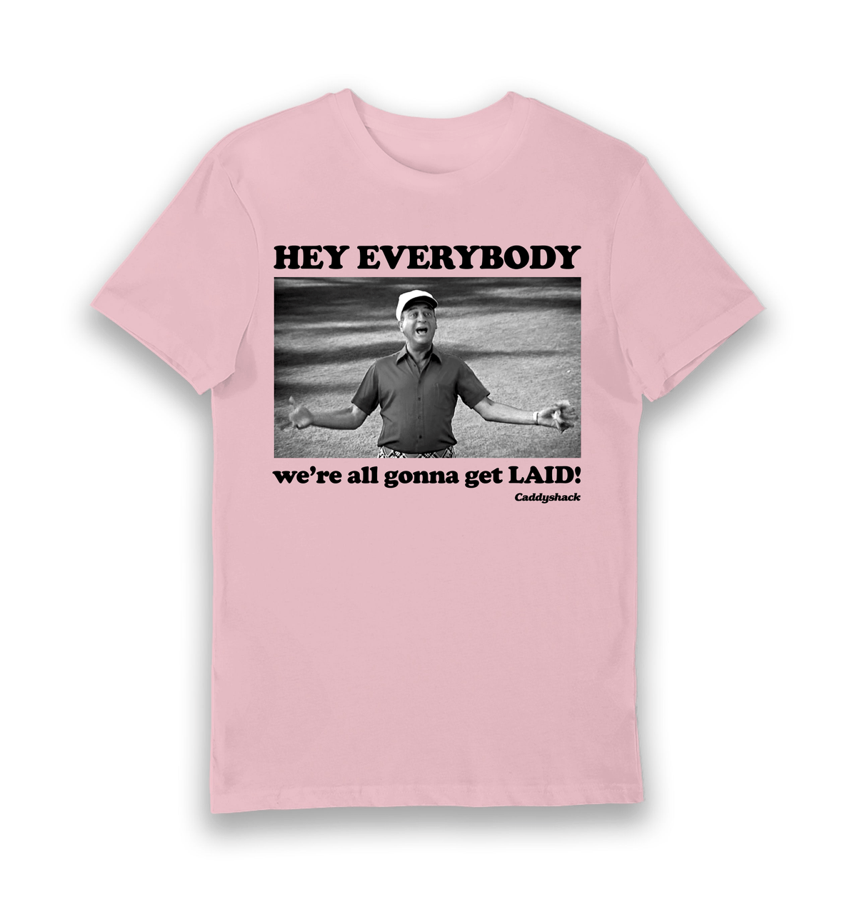 Pink Printed T-shirt Front