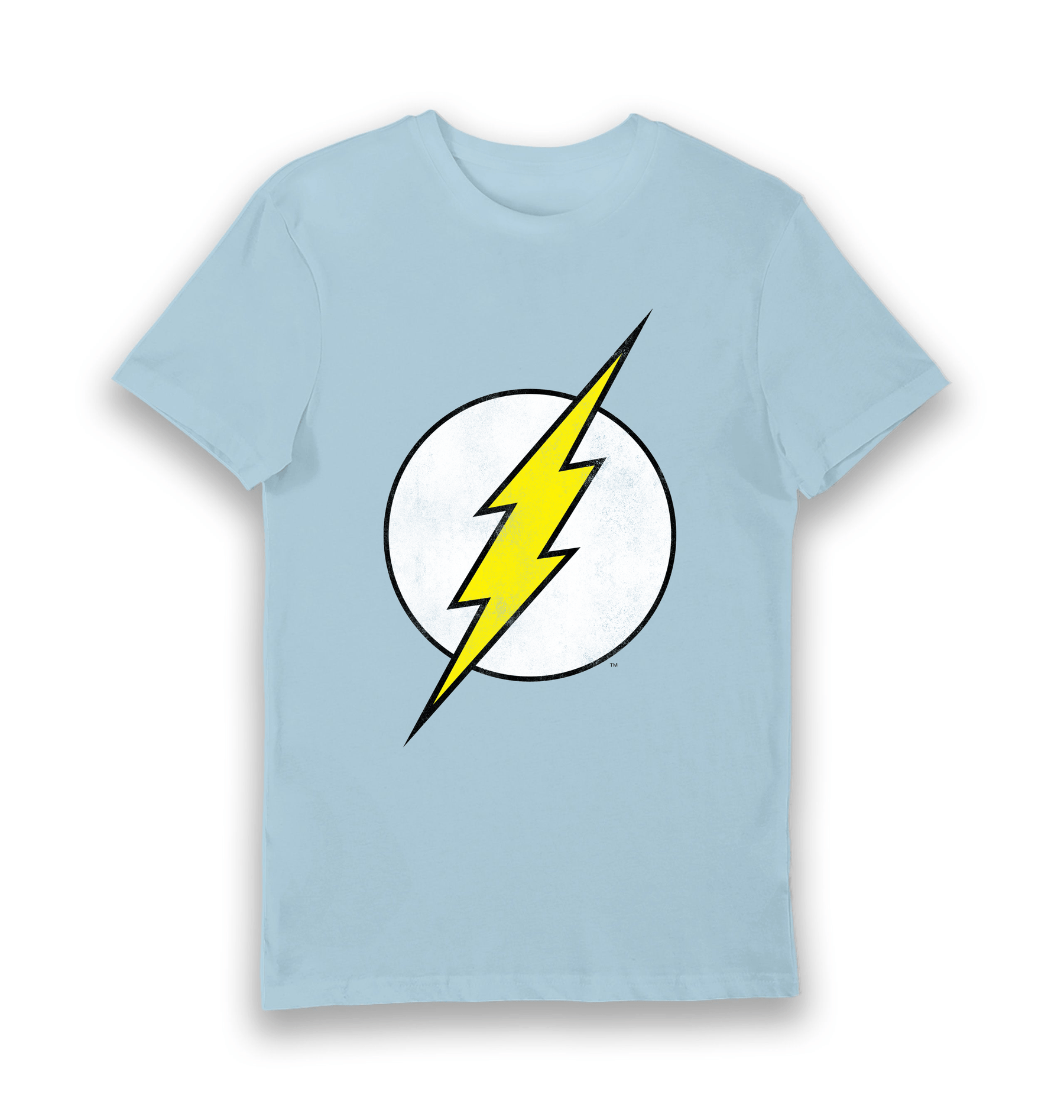 Light Blue Printed T-shirt Front