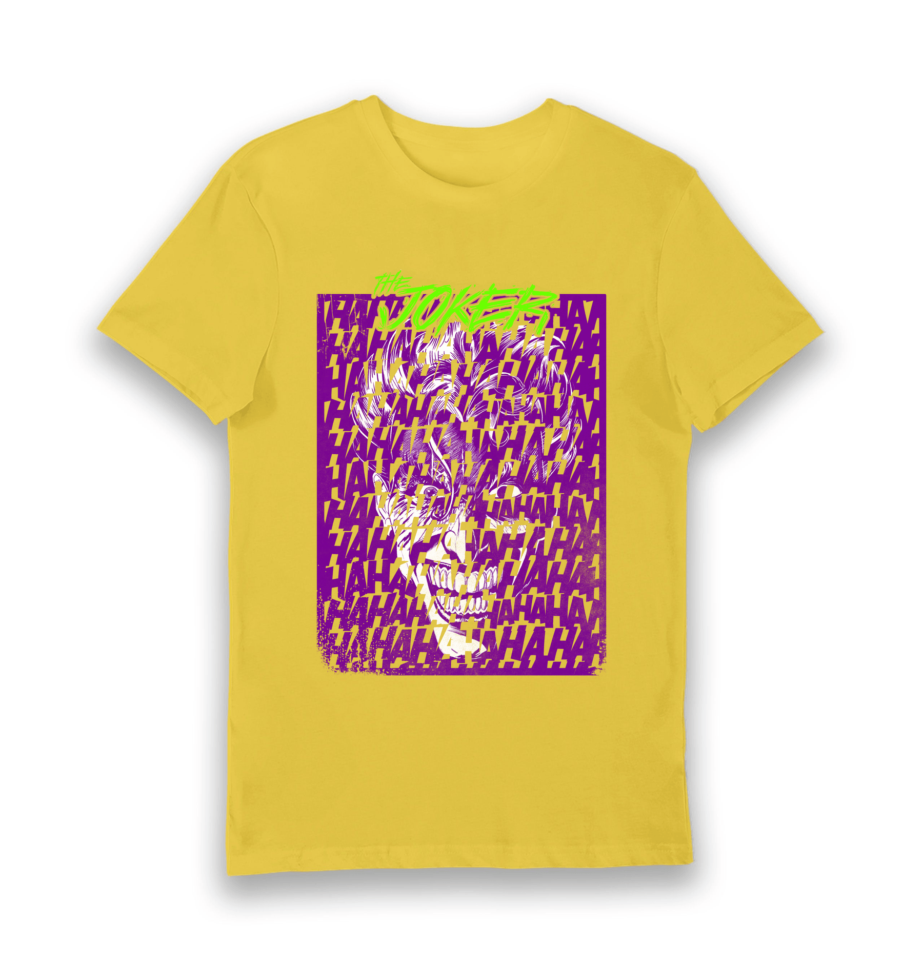 Yellow Printed T-shirt Front