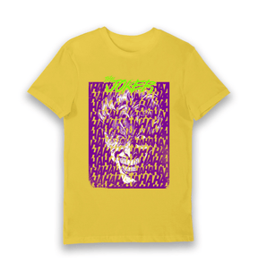 Yellow Printed T-shirt Front