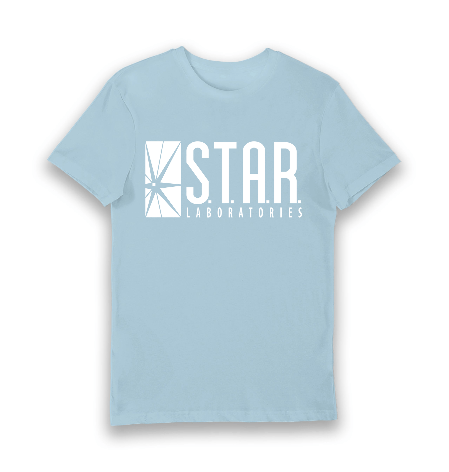 Light Blue Printed T-shirt Front