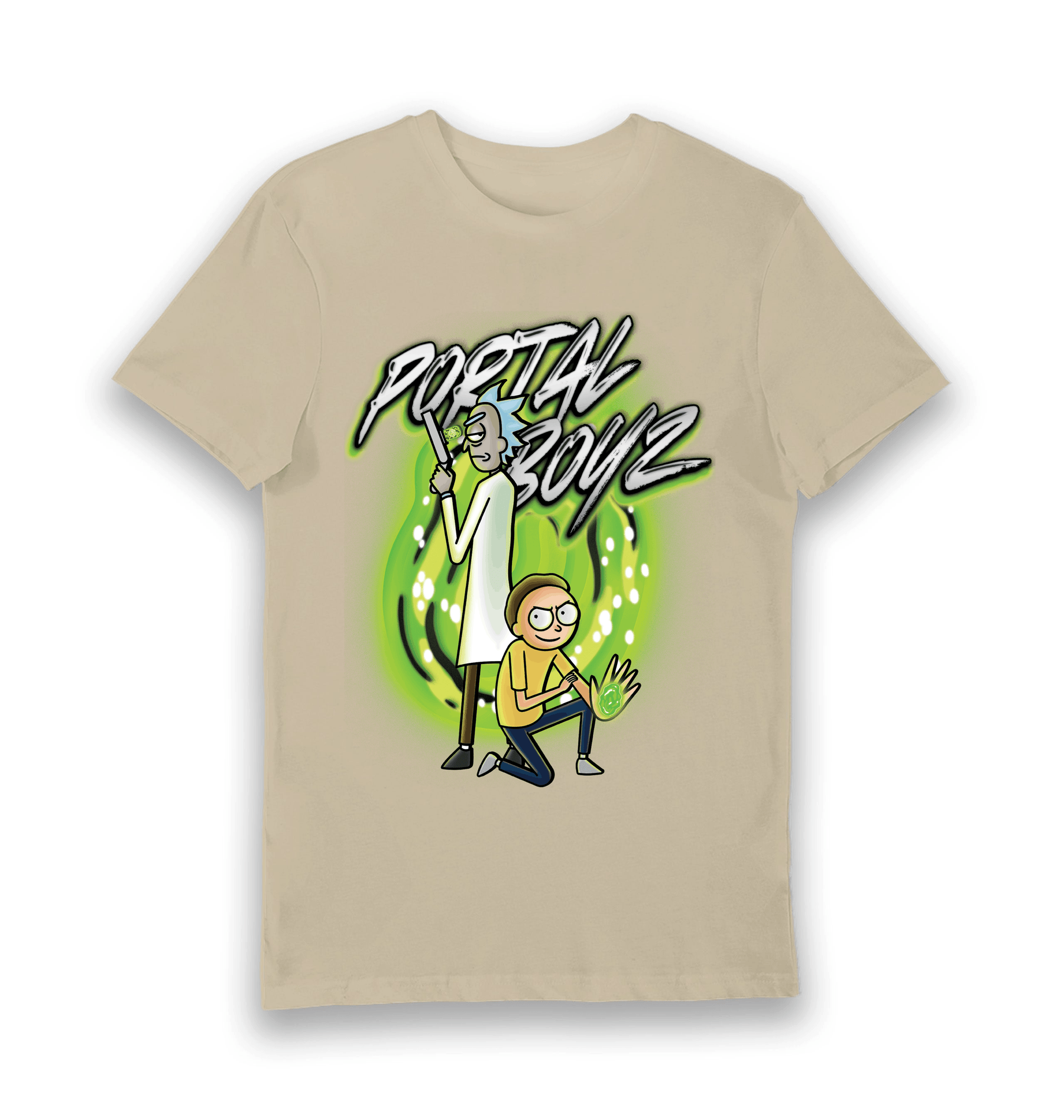 Sand Printed T-shirt Front