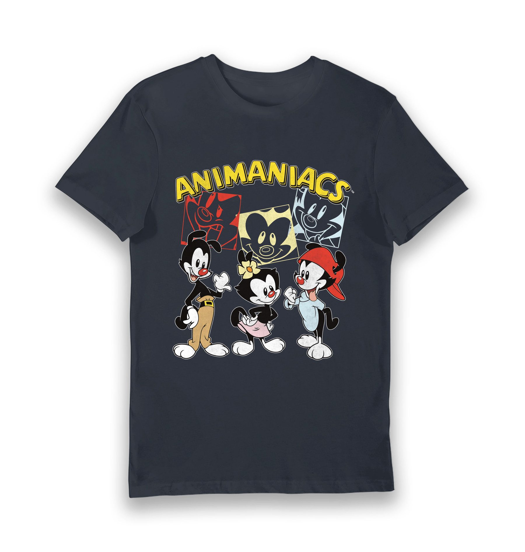Navy Printed T-shirt Front