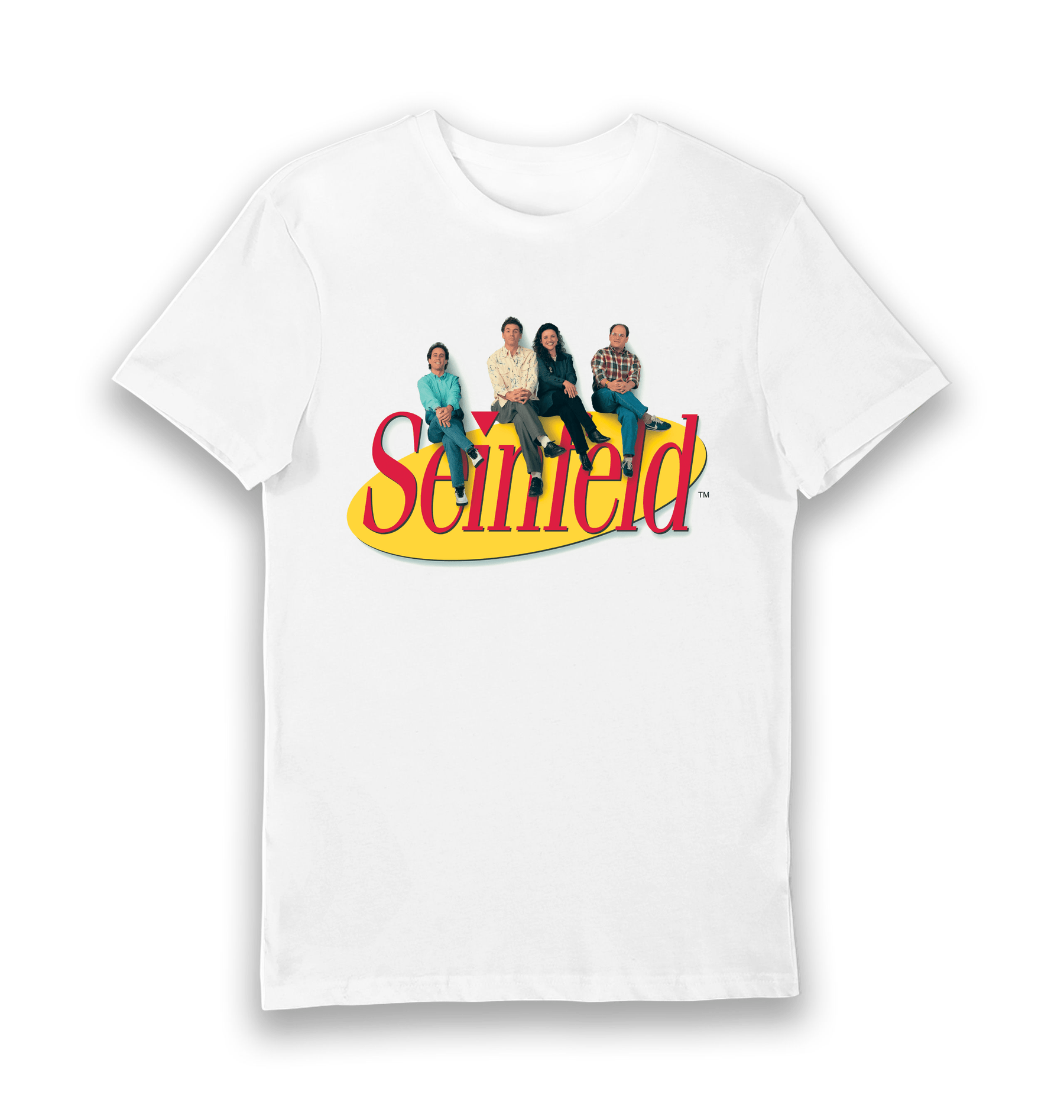 White Printed T-shirt Front