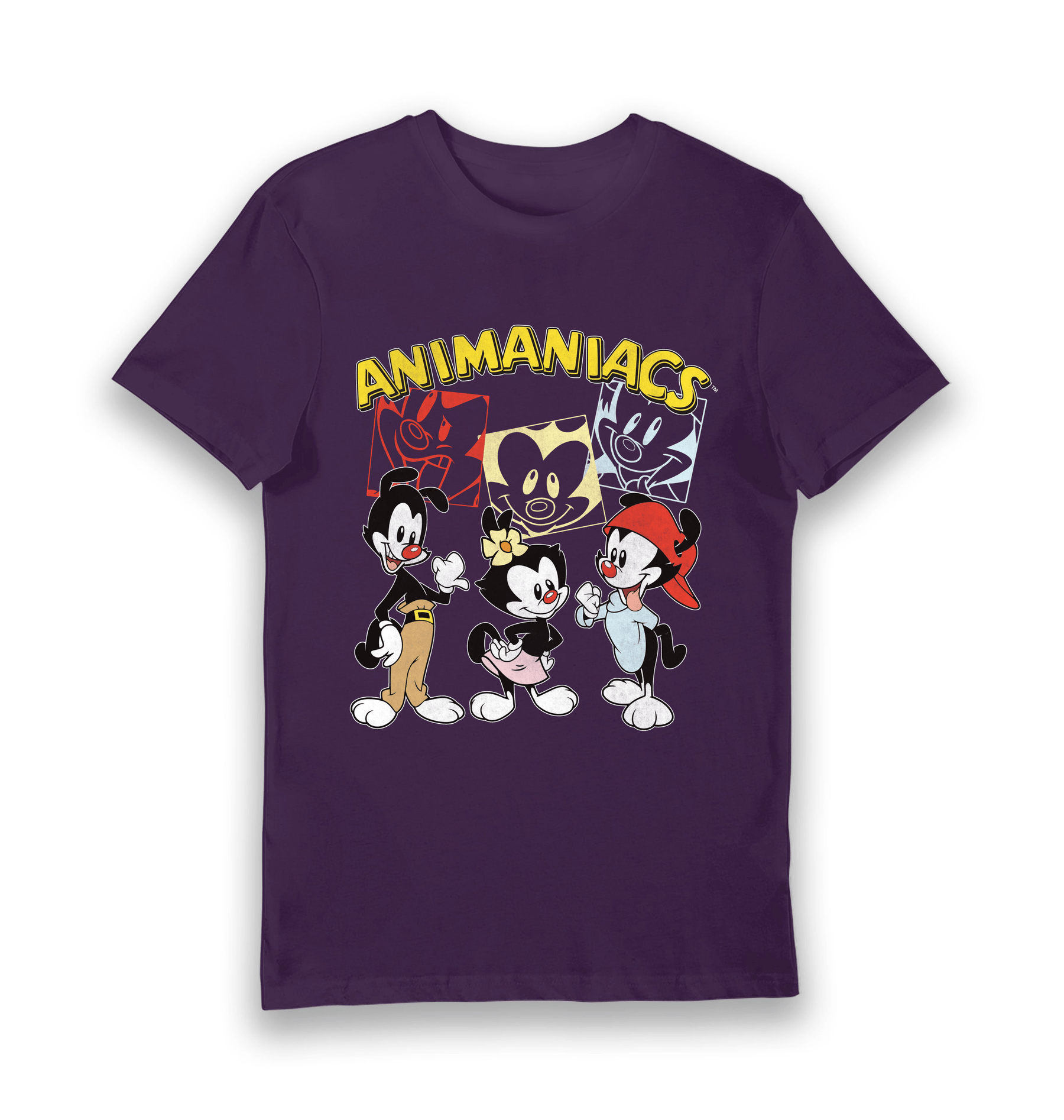 Purple Printed T-shirt Front