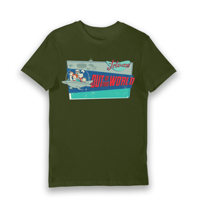 Forest Green Printed T-shirt Front
