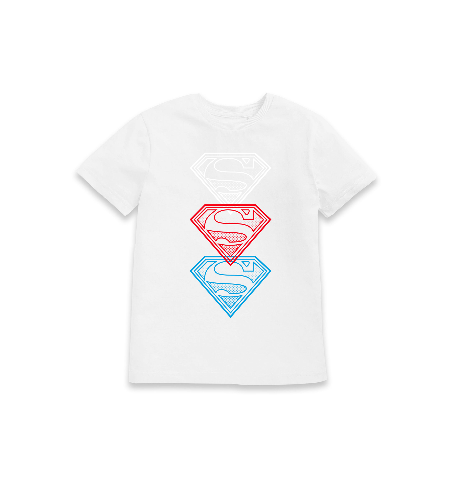 White Printed Kids T-Shirt Front