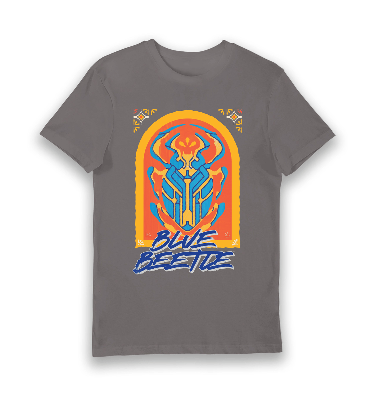 Charcoal Printed T-shirt Front