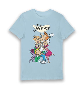 Light Blue Printed T-shirt Front