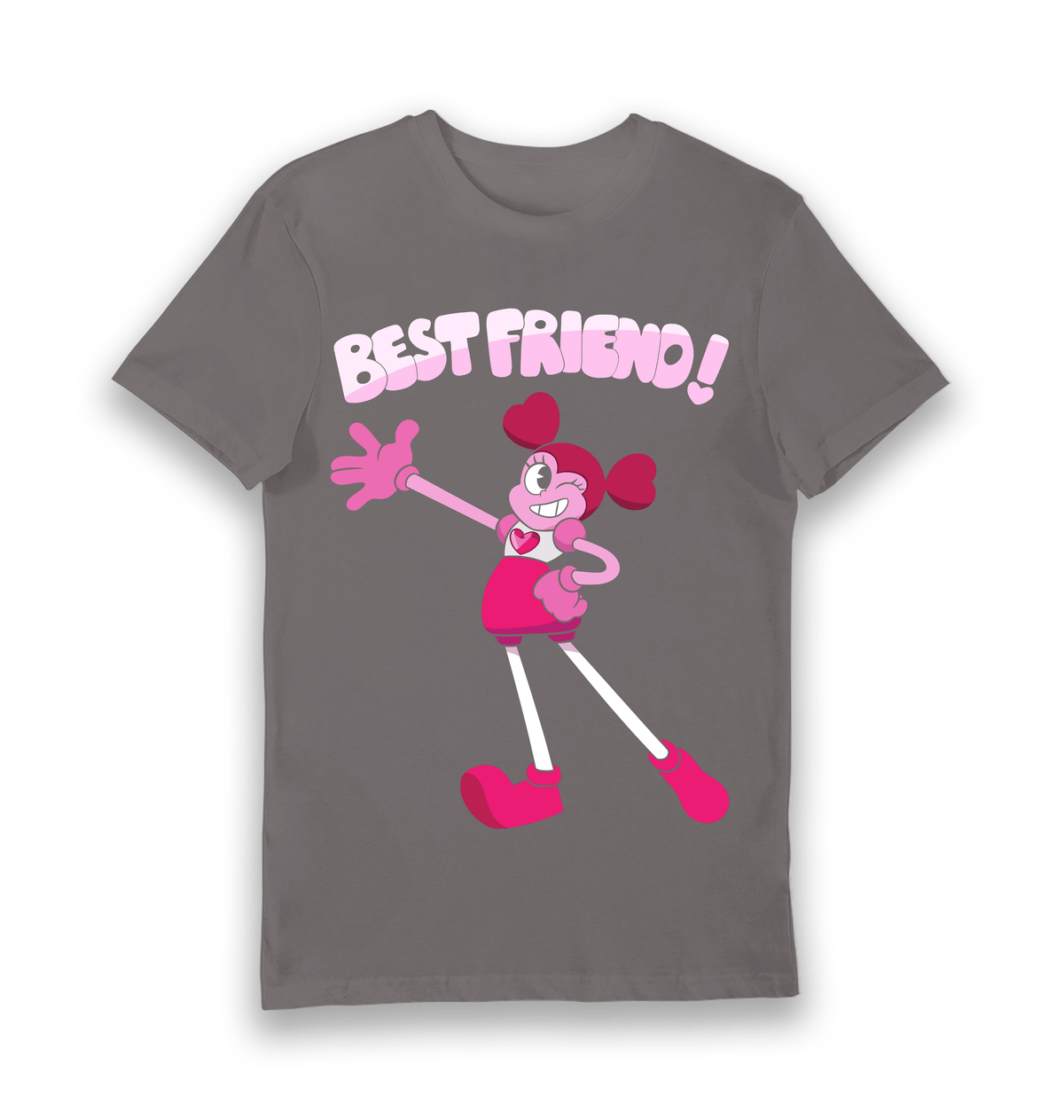 Charcoal Printed T-shirt Front