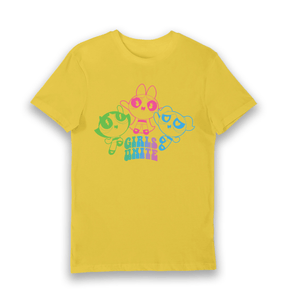 Yellow Printed T-shirt Front
