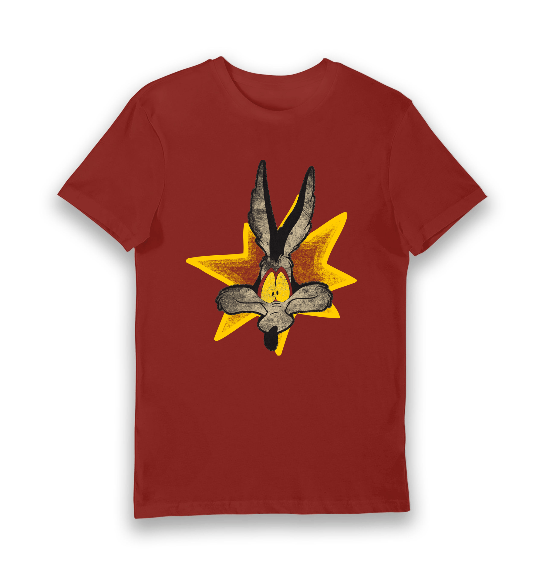 Brick Red Printed T-shirt Front