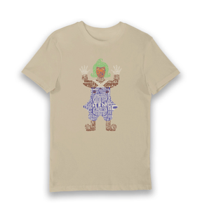 Sand Printed T-shirt Front