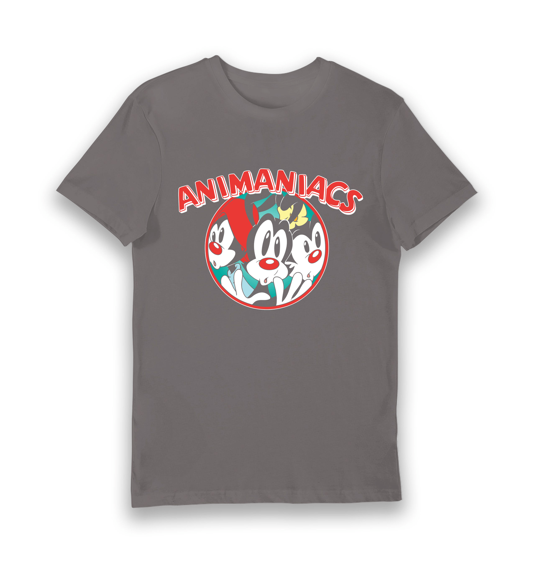 Charcoal Printed T-shirt Front