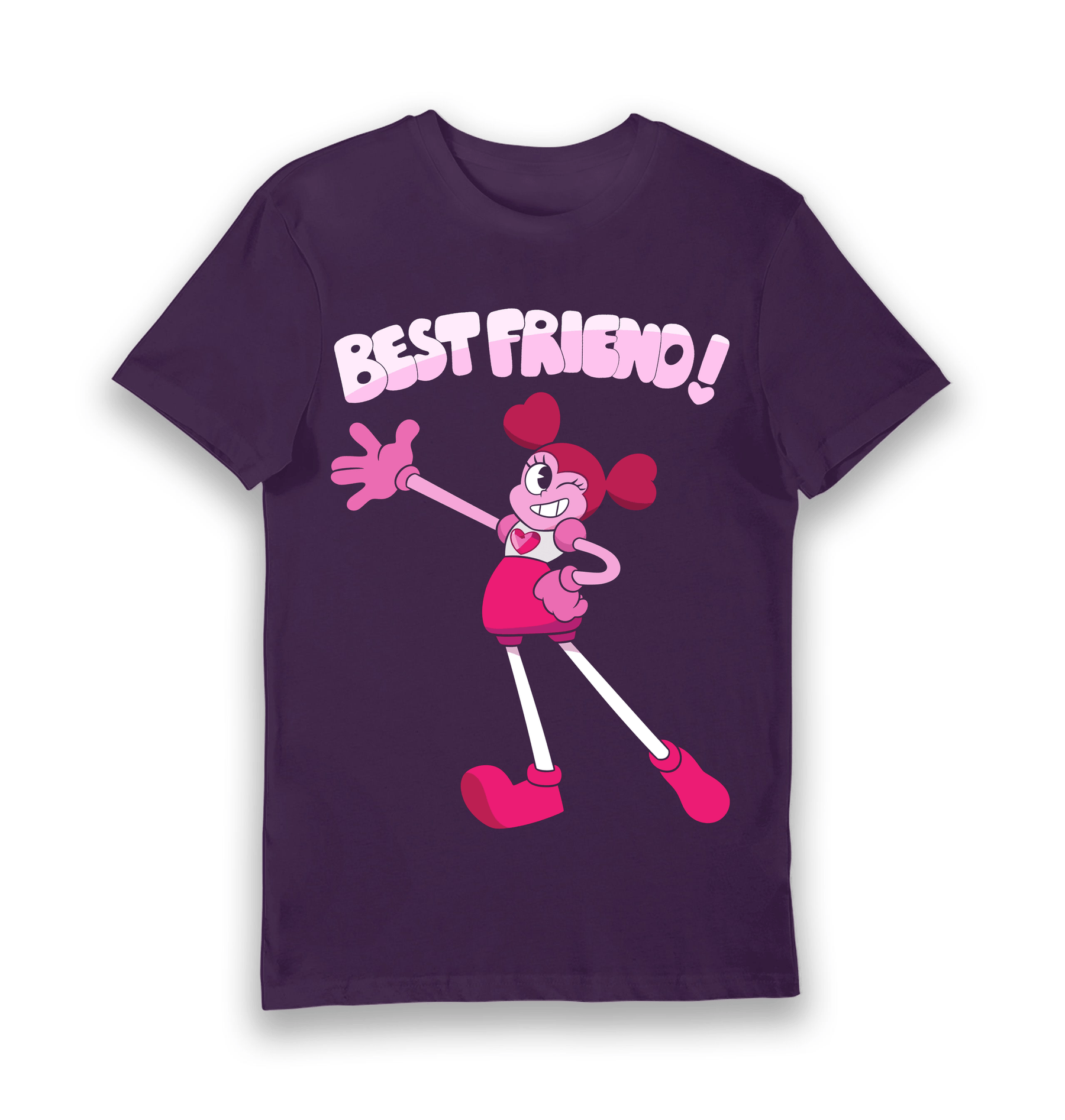 Purple Printed T-shirt Front