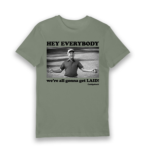 Khaki Printed T-shirt Front