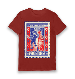 Brick Red Printed T-shirt Front