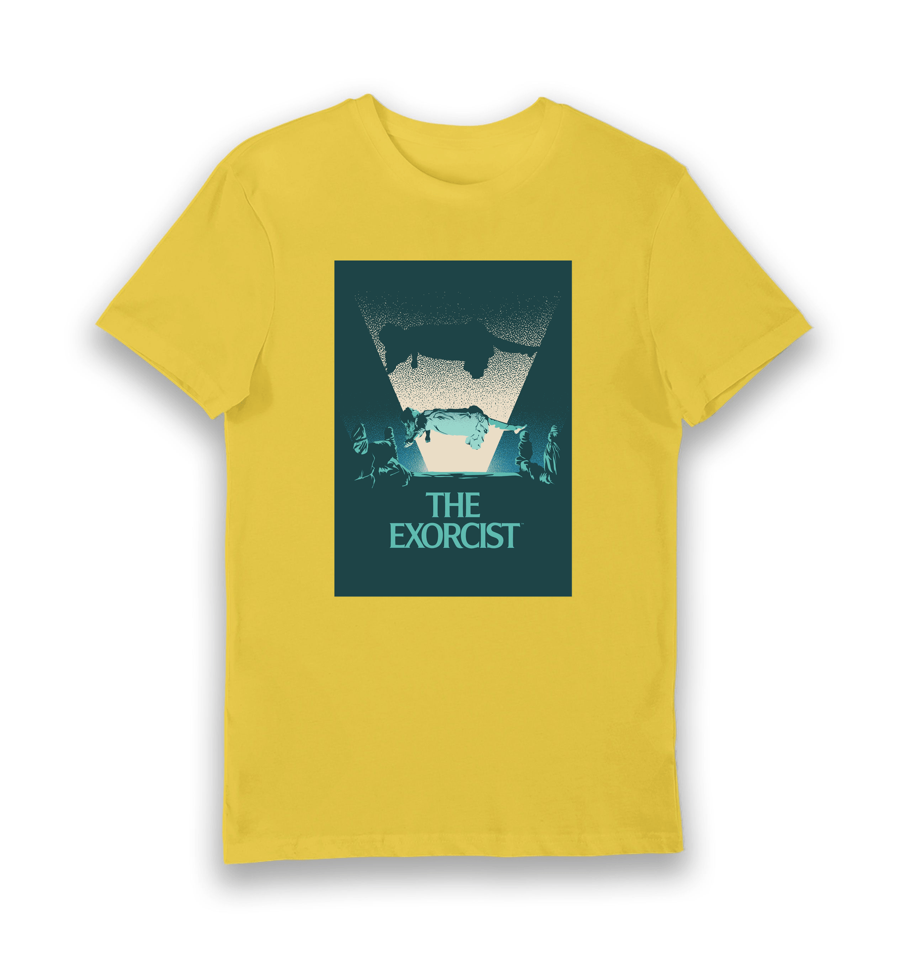 Yellow Printed T-shirt Front