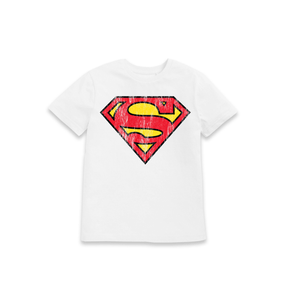White Printed Kids T-Shirt Front
