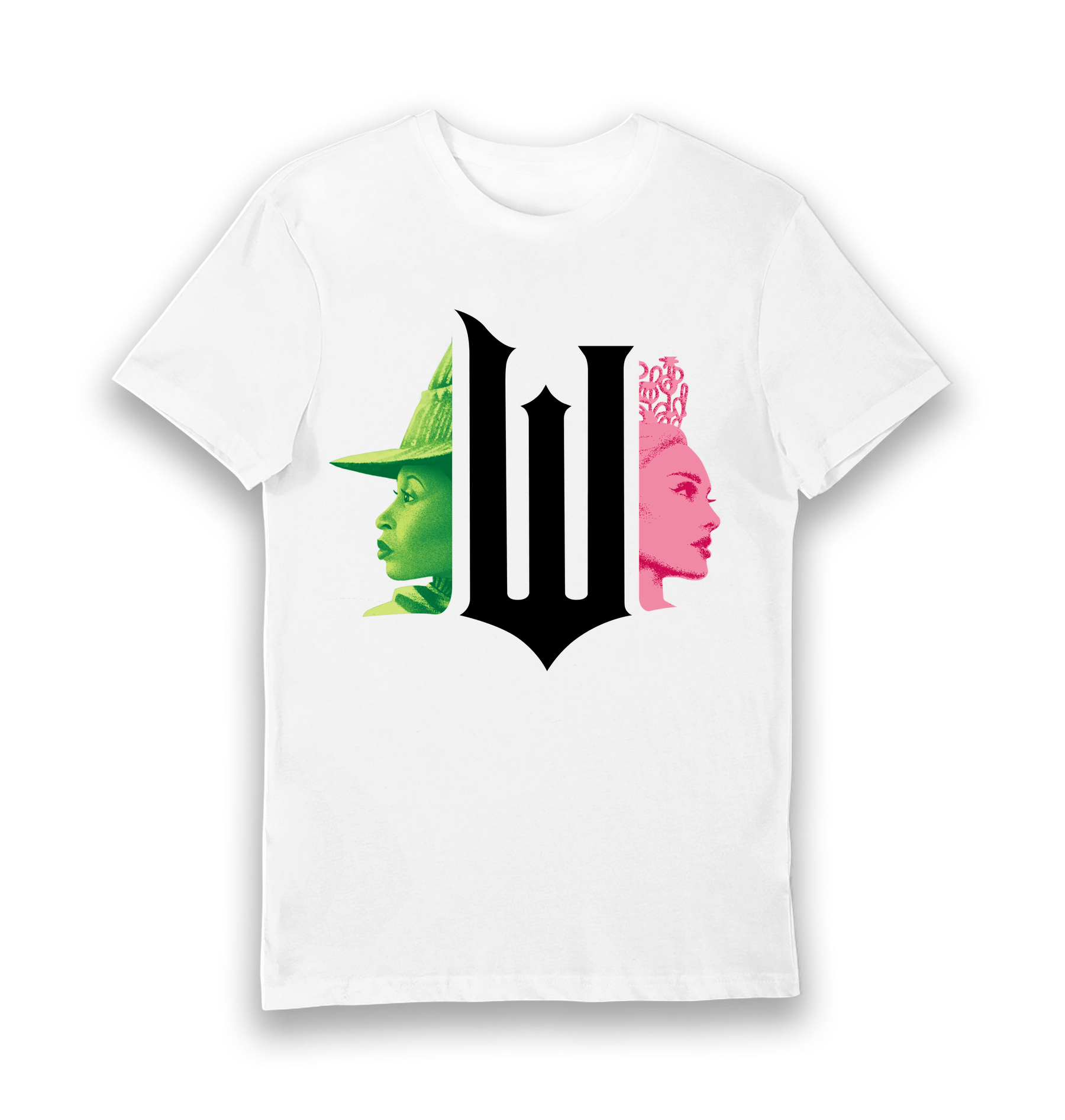 White Printed T-shirt Front