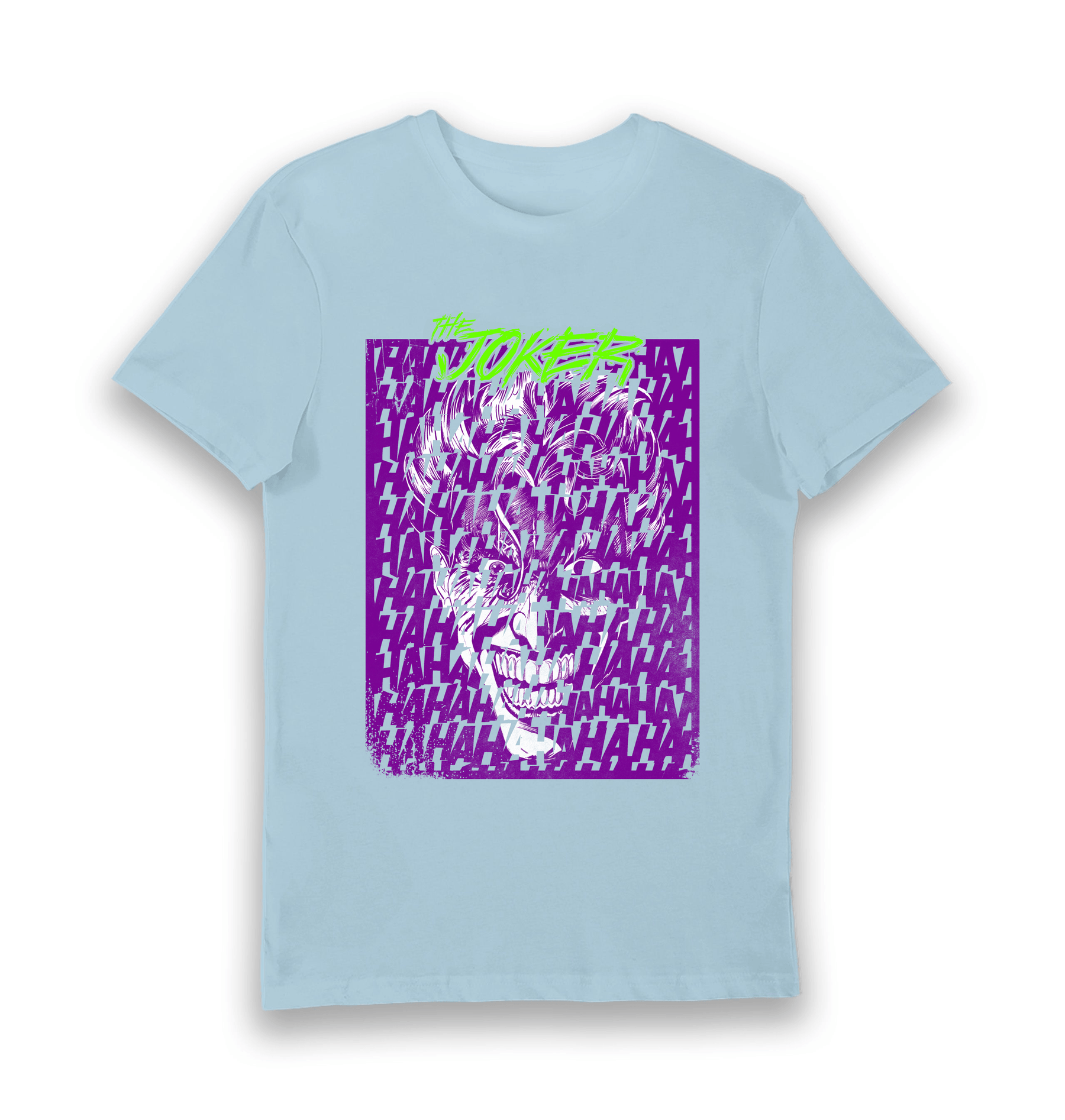 Light Blue Printed T-shirt Front