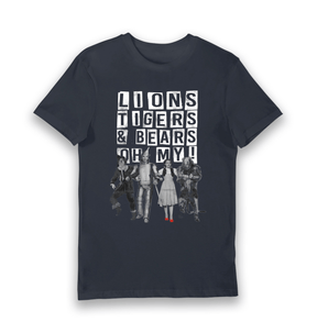 Navy Printed T-shirt Front