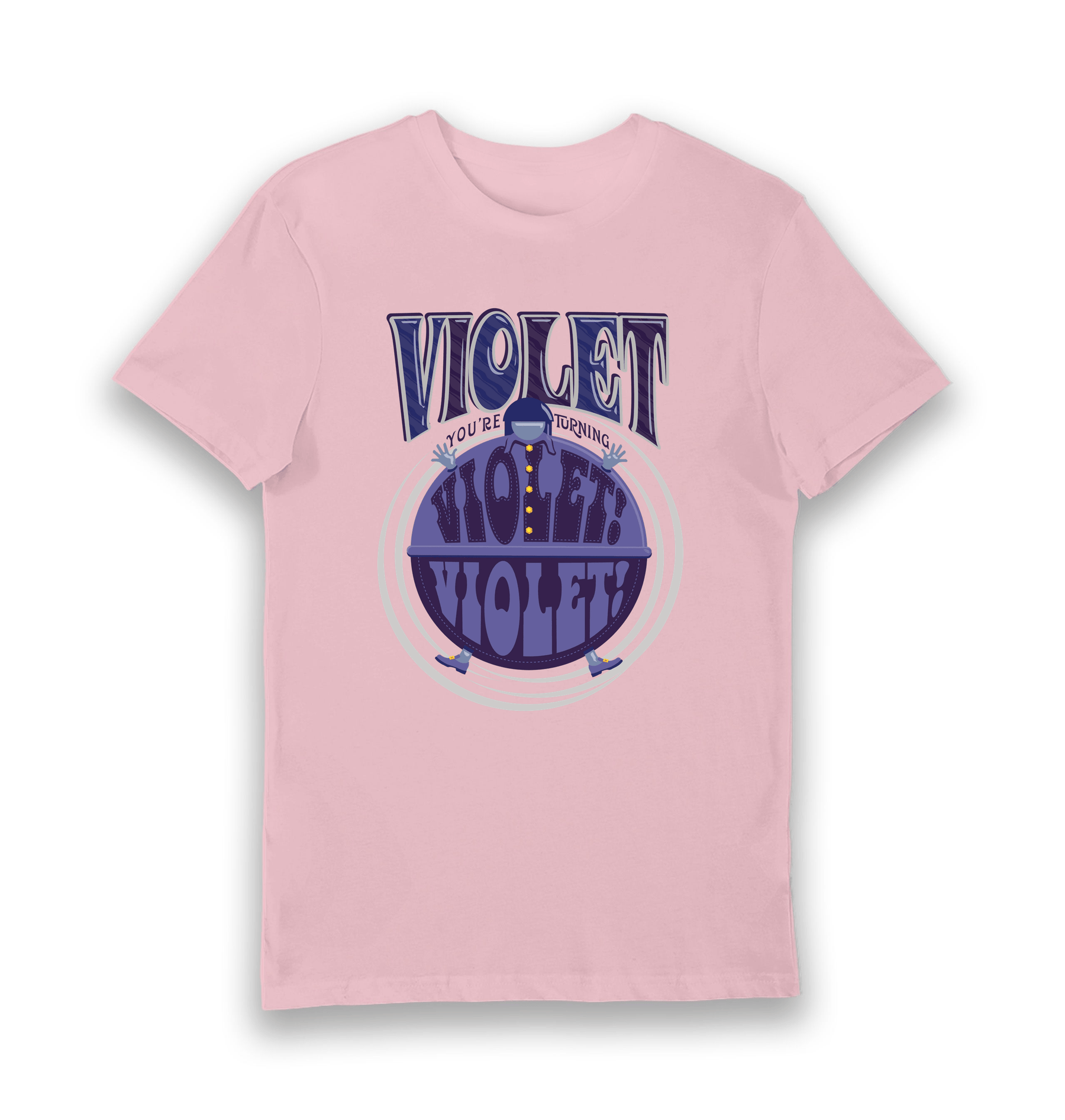 Pink Printed T-shirt Front