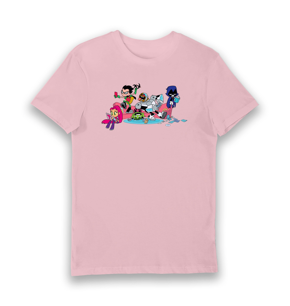 Pink Printed T-shirt Front
