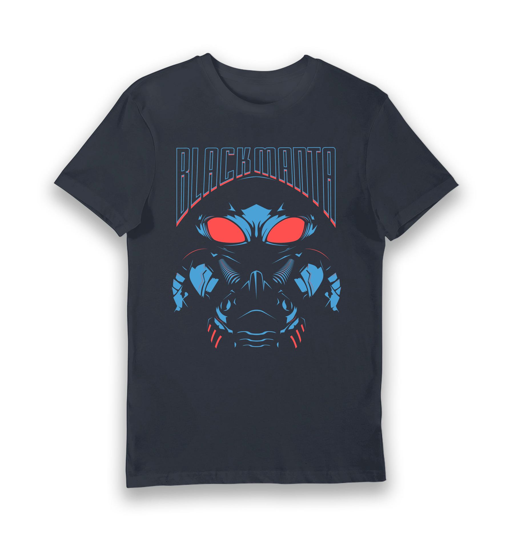 Navy Printed T-shirt Front