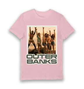 Pink Printed T-shirt Front