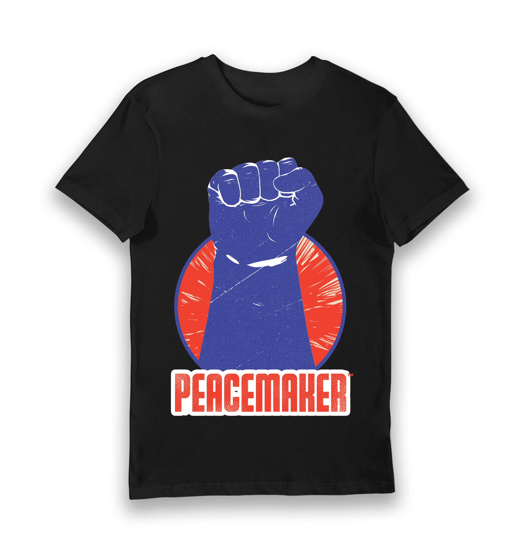 Black Printed T-shirt Front