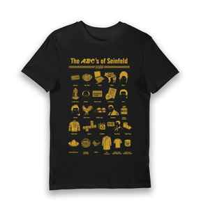 Black Printed T-shirt Front
