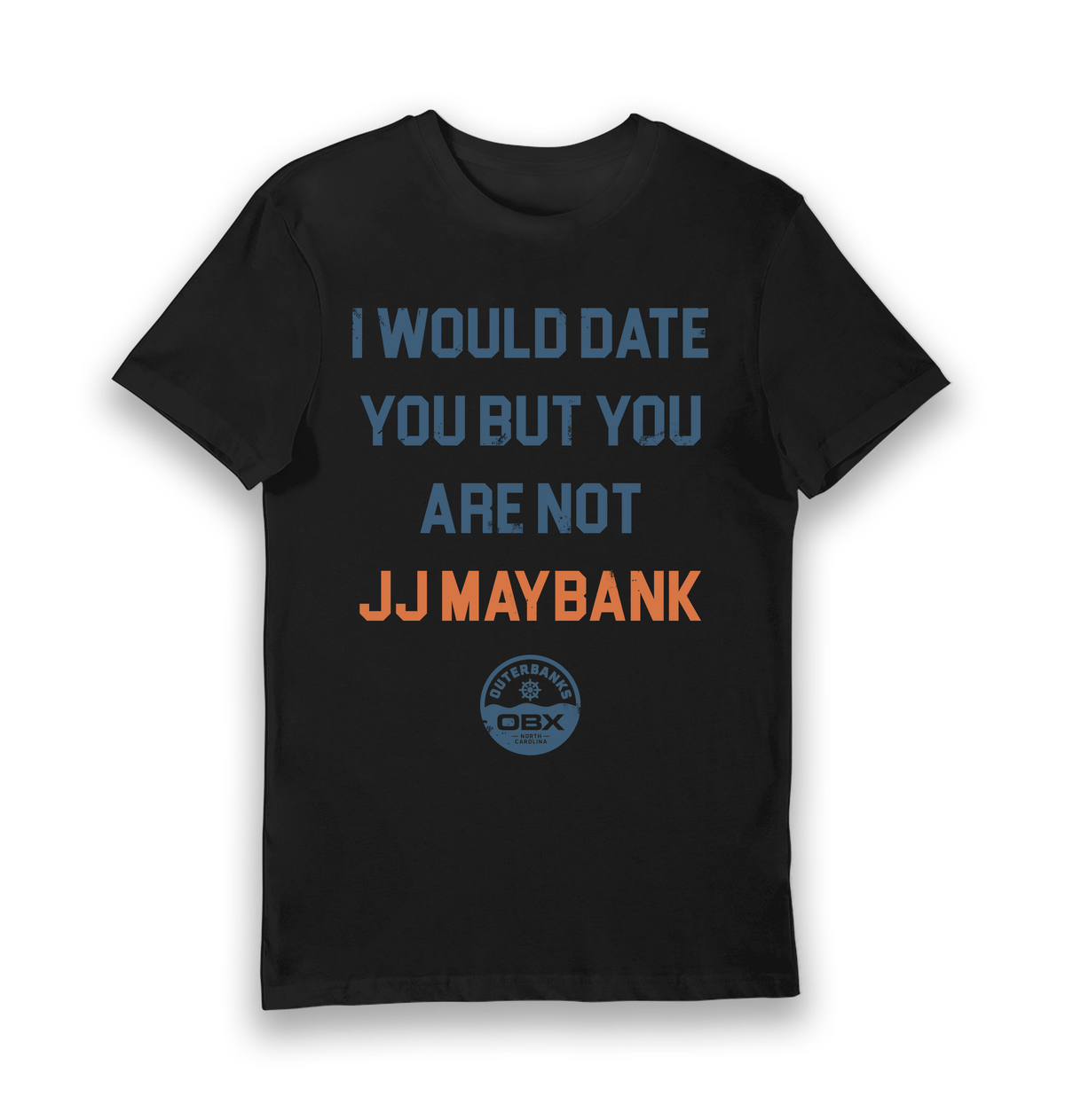 Black Printed T-shirt Front